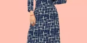 Printed Crepe Straight Kurti