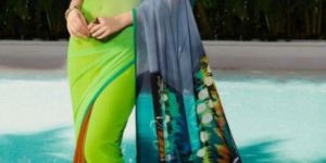 Printed Georgette Saree