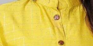 Chanderi Cotton Kurti