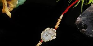 White Agate Rakhi
