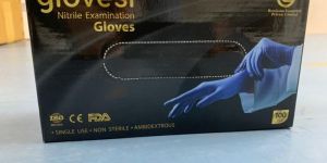 BLACK NITRILE EXAMINATION GLOVES