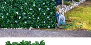 White Floret Artificial Green Walls