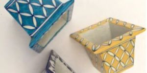 Hand Painted Ceramic Pot