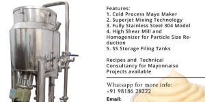 Mayonnaise Manufacturing Plant