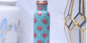 Refreshing Green Copper Water Bottle