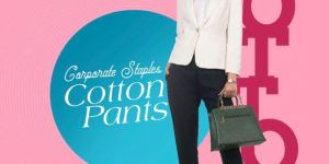 Ladies Plus Size Cotton Pant