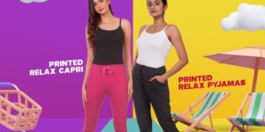 Ladies Printed Relax Pajama