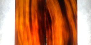 Light Brown Buffalo Horn Plate