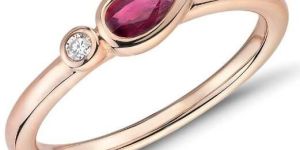 Pear Shaped Ruby Ring