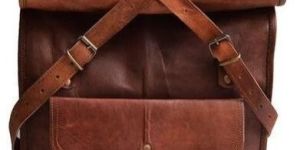 Roll Vintage Leather Backpack