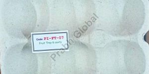 6 Piece Paper Pulp Moulded Fruit Tray