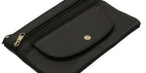 Textured Leather Coin Wallet