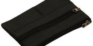 Zipper Leather Coin Wallet