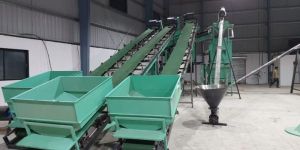 Infeed Raw Material Chain Conveyor for Paddy Straw Drying System
