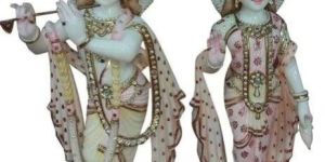 Marble Radha Krishna Statue