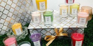 12 Unique Aroma Soy Shot Glass Votive