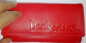 Ladies Red Leather Purse