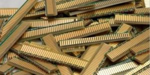 Trimmed RAM Gold Fingers Scrap