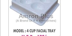 Amron Plus 4 Cavities Facial Tray