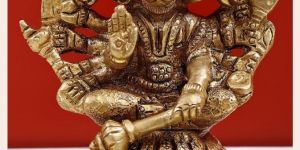 Brass Panchmukhi Hanuman Statue