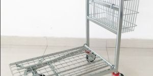Stainless Steel Basket Trolley