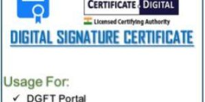 Class-3 DGFT Digital Signature Certificate