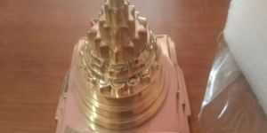 Golden Brass Meru Shree Yantra