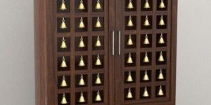 Wooden Pooja Cabinet