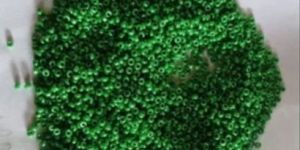 Dark Green Glass Beads