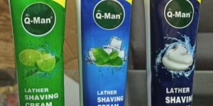 Q Man Leather Shaving Cream