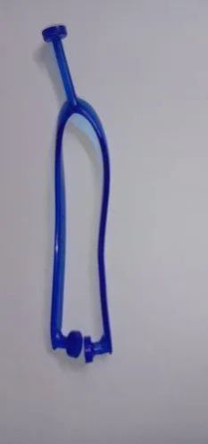 Ladies Transparent Blue Color PVC Slipper Strap