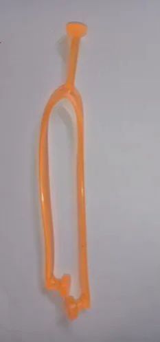 Transparent Orange Color PVC Slipper Strap