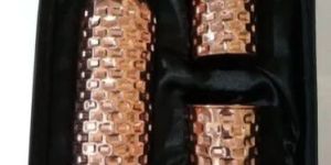 Hammered Copper Water Bottle