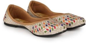 The Desi Dulhan Women Multi Ethnic Embroidered Jutti with PVC Sole - E7