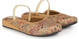 the Desi Dulhan Women Multi Ethnic Synthetic Flat Mules with PVC Sole
