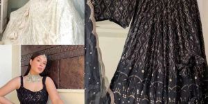 Lucknowi Georgette Lehenga Choli with Dupatta