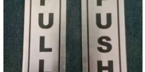 Door Pull Push Plate