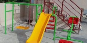 FRP Playground Spiral Slide