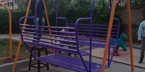 Playground Double Swing