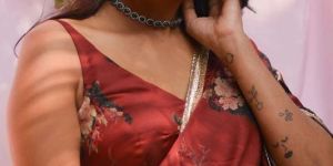 Sleeveless Satin Blouse