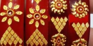 Sankha Pola Gold Bangles