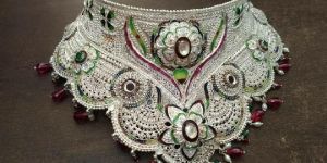 Traditional Silver Necklace Set