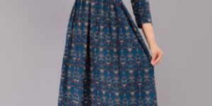 Navy Blue Maternity Kurti