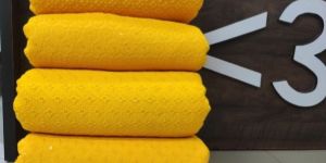 Rayon Haldi Special Chikan Kurta Pajama Fabric