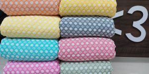 Rayon Schiffli Dress Material