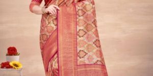Women Viscose Silk Saree -7