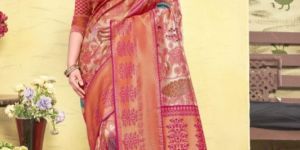 Women Viscose Silk Saree