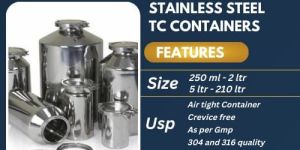 Stainless Steel Pharma Containers