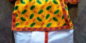 Radhe Radhe Print Kids Dhoti Bagalbandi
