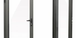 Aluminum Glass Casement Door